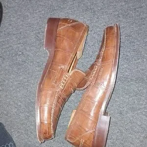 Johnston & Murphy Tan Alligator Domani Shoes Domani Shoes - Etsy main image 3